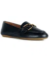Geox Woman Loafers Black Size 8 Leather