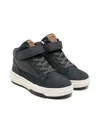 Geox Panelled Sneakers In Blue