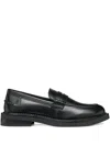 Geox Penny-slot Loafers In Black