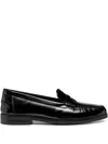 Geox Penny Strap Loafers In Multi