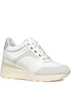 Geox Perforated Sneakers In White