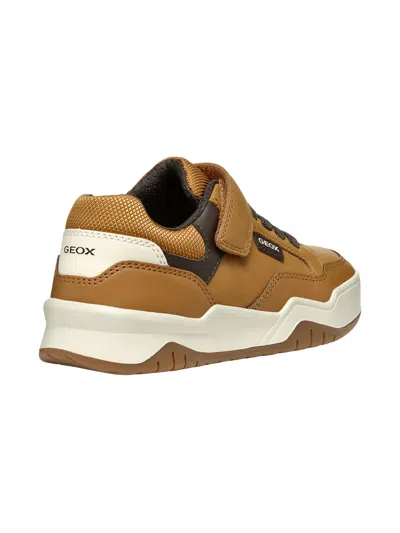 Geox Perth Sneakers In Gold