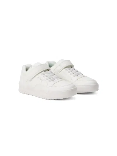 Geox Kids' Perth Sneakers In White