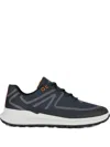 Geox Pg1x Mesh-panel Sneakers In Black