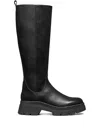 Geox Platform Heeled Knee-high Boots In Multi