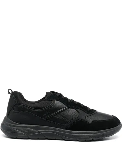 Geox Portello Low-top Trainers In Schwarz