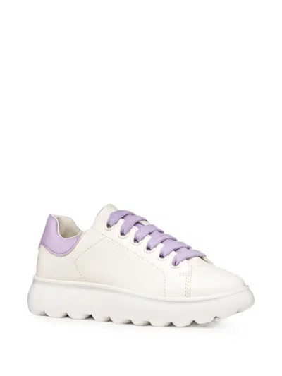 Geox Kids' Puffypop Sneakers In White