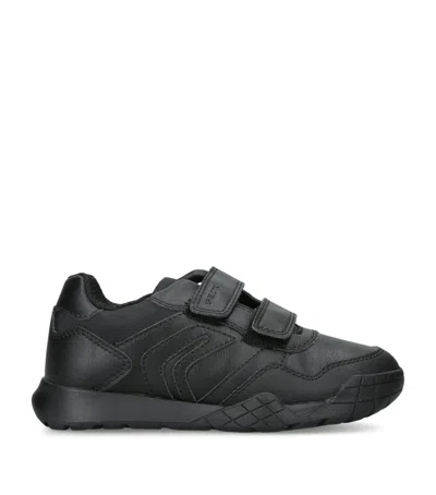 Geox Kids' Rann-e Sneakers In Black