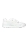 Geox White Kids' Rann-e Boy Woven Low-top Trainers Eur 37 / 4 Uk In White