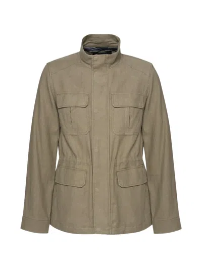 Geox Recanati Drawstring-waist Jacket In Green