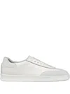 Geox Regio Leather Sneakers In White