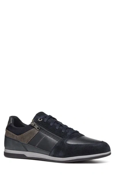 Geox Renan Trainer In Navy/grey