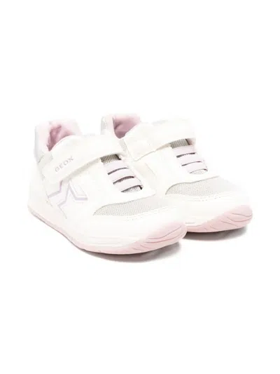 Geox Kids' Rishon Sneakers In Pink