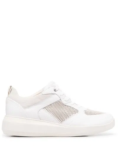 Geox Rubidia Low Top Sneakers In White