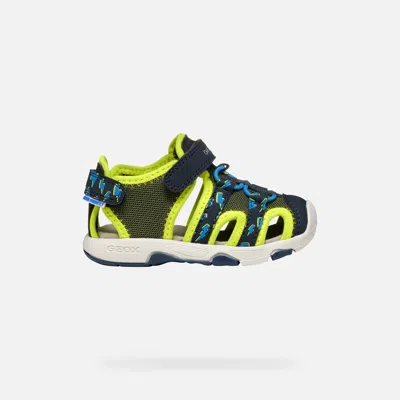 Geox Kids' Sandal Multy   Toddler Boy Pistachio/navy In Pistachio,navy
