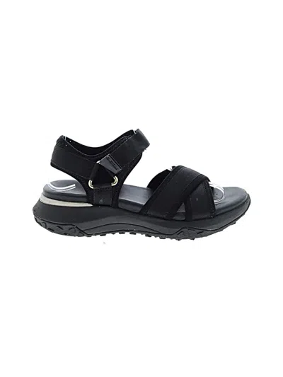 Pre-owned Geox Sandals In Black