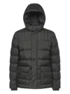 Geox Sandford Hooded Jacket In Black