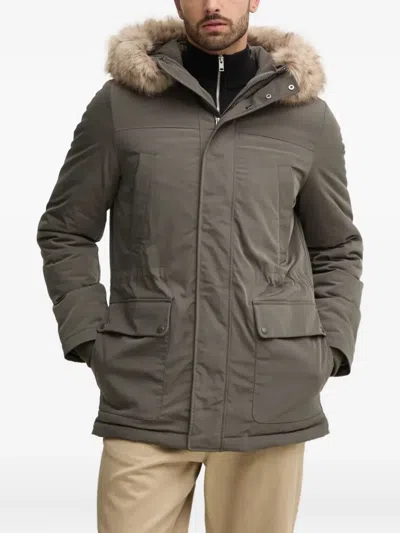 Geox Sanford Hooded Parka In Green