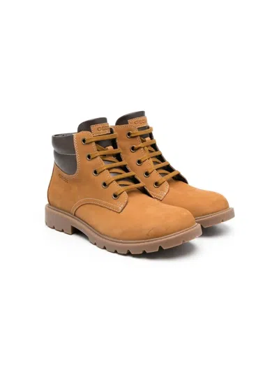 Geox Shaylax Lace-up Boots In 褐色