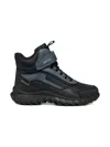 Geox Simbyos Abx Boy Black/dark Grey In Black