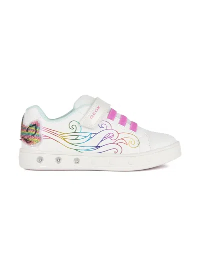 Geox Kids' Skylin Sneakers In Multi