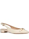 Geox Slingback Flat Pumps In Neutral