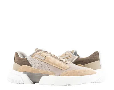 Geox Smoother Dove Grey/sand Men's Sneakers U04afa-08522-c1467