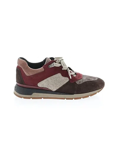 Pre-owned Geox Sneakers In Brown