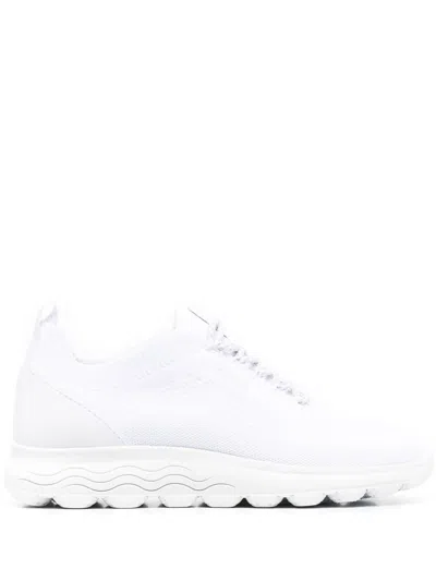 Geox Sock-style Sneakers In White