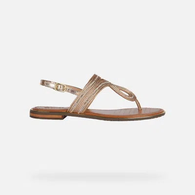 Geox Sozy Plus Woman Dark Gold