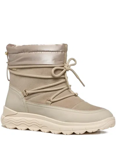 Geox Spherica 4x4 Abx Boots In Neutral