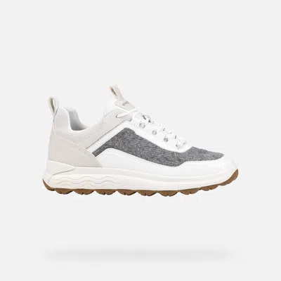 Geox Spherica 4x4 Woman Grey/white In Multi