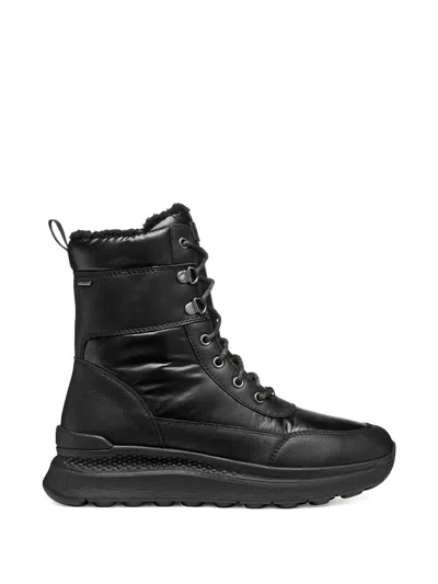 Geox Spherica Actif X2 Abx Lace-up Boots In Black
