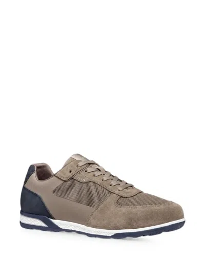 Geox Spherica Actif X3 Lace-up Sneakers In Brown