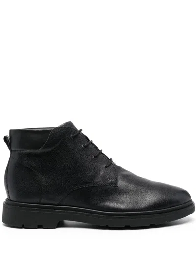 Geox Spherica Ec1 Lace-up Ankle Boots In Schwarz