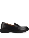 Geox Spherica Ec1 Stitched-detail Loafers In Black