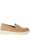 Geox Spherica Ec1 Suede Loafers