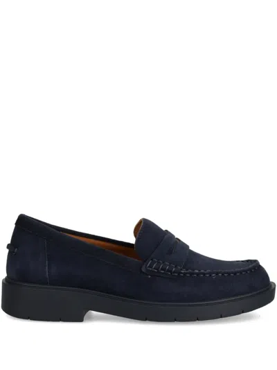 Geox Spherica Ec1 Suede Loafers