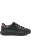 Geox Spherica Ec4.1 Lace-up Sneakers In Black
