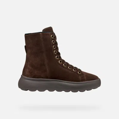 Geox Spherica Ec4.1 Woman Dark Brown