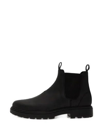 Geox Spherica Ec7 Chelsea Boots In Black