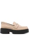 Geox Spherica Ec7 Loafers In Neutral