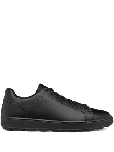 Geox Spherica™ Ecub-1 Lace-up Leather Sneakers