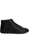 Geox Spherica Ecub-1 Lace-up Sneakers In Black