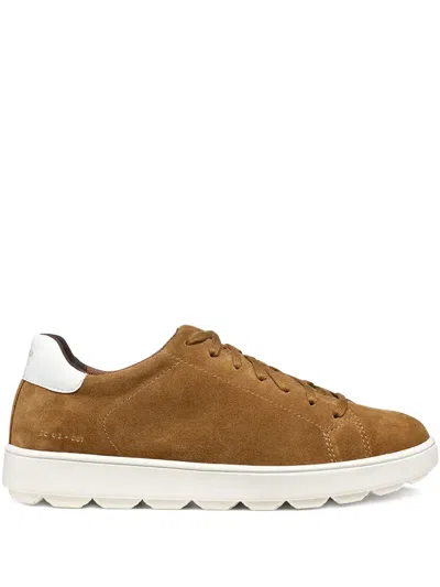 Geox Spherica™ Ecub-1 Suede Lace-up Sneakers