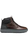 Geox Spherica Ecub-1.1 Abx Panelled Boots In Animal Print