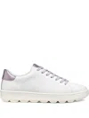 Geox Spherica Ecub Leisure Sneakers In White
