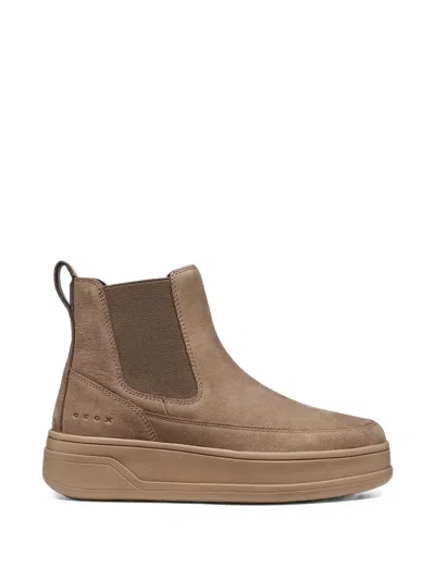 Geox Spherica Ecub-2 Ankle Boots In Brown