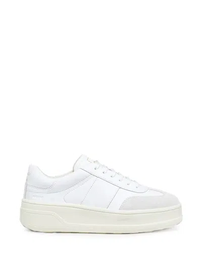 Geox Spherica Ecub-2 Platform Sneakers In White