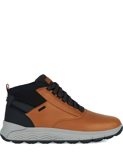 Geox Spherica Hiking Boots In Brown